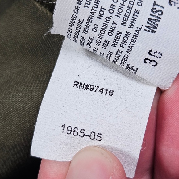 Vintage Boy Scouts of America Pants Mens 36 (Actual 32x32) Green Cargo Belted - Picture 6 of 10